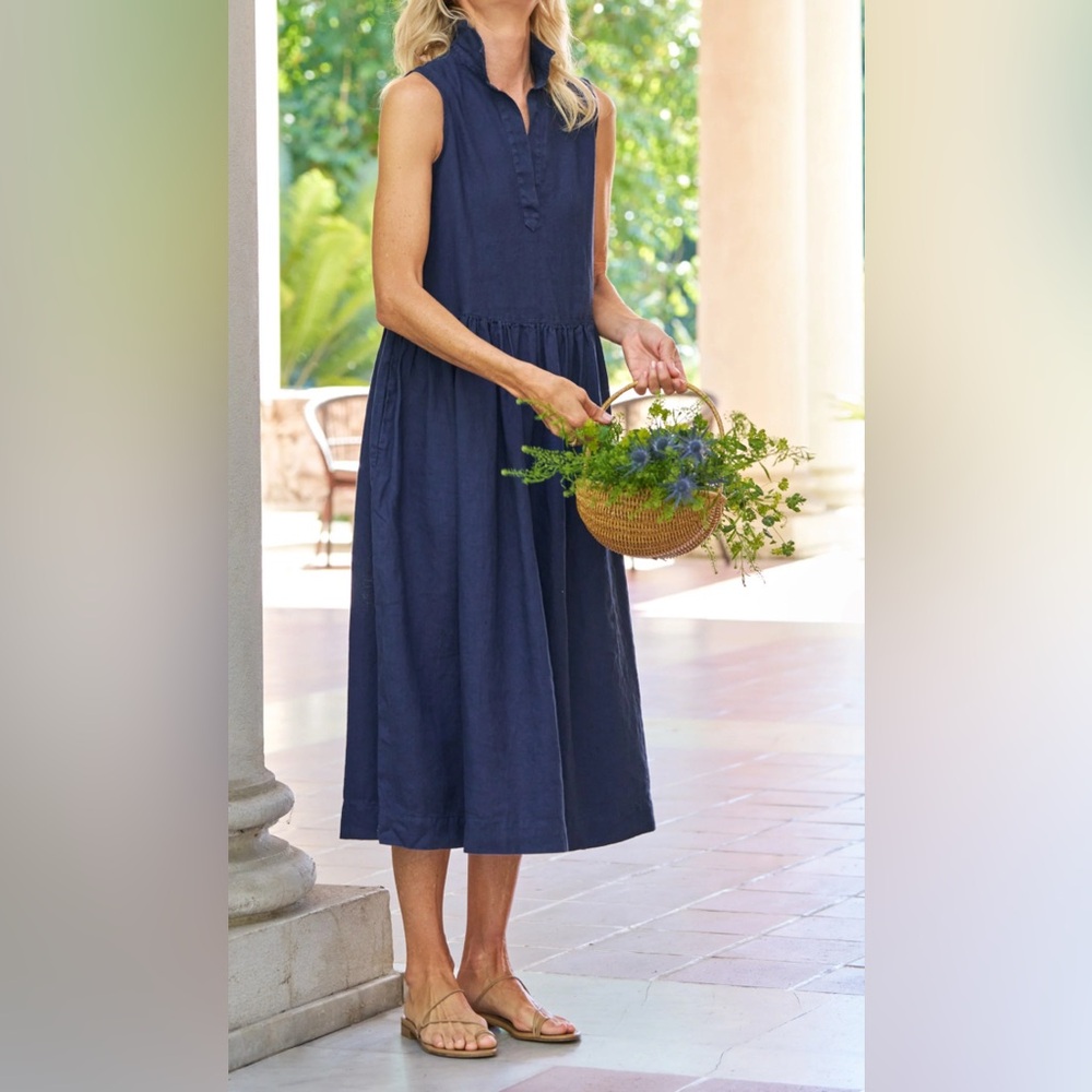 Frank & Eileen Daphne Sleeveless Popover Dress
